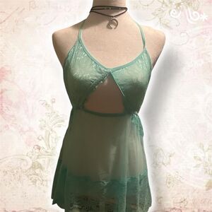 Victoria-s-secret Women's Green and Blue Dress